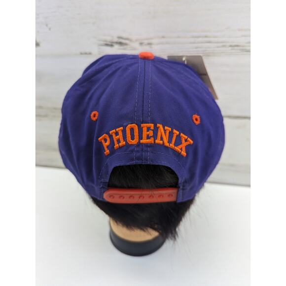 NWT Vintage Phoenix Suns Logo 7 Hat 1990s Deadstock NBA Basketball Snapback Cap - Picture 6 of 16